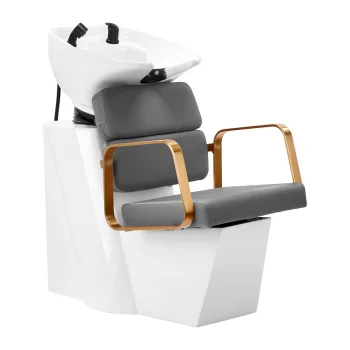 Gabbiano Porto Hairdressing Washbasin, Grey/Gold