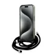 Karl Lagerfeld iPhone 15 Pro Max Case IML Crossbody Monogram, Black