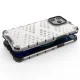 Honeycomb Armor Case with TPU Bumper for iPhone 13 Pro Max, Green