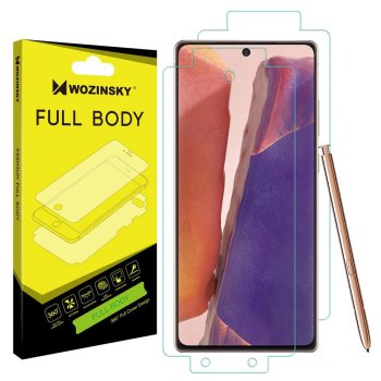 Samsung Galaxy Note 20 Wozinsky Full Body Self-Repair Full Coverage Screen Protector Film Front + Back