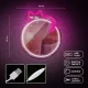 Forever Light FMNE03 Mirror LED Neon Sign Sleeping Cat, Pink/White