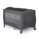 Ricokids Folding Travel Cot with Mattress and Bag, 127.5x66x82 cm, Anthracite