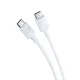3mk Hyper Charger PD GaN 25W Wall Charger with USB-C Cable, White