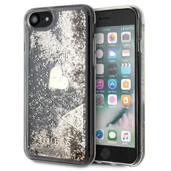 Guess GUOHCI8GLHFLGO Glitter Charms Case for iPhone 7/8/SE 2020/SE 2022, Gold