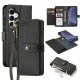 Dux Ducis Lawa Leather Case for Samsung Galaxy S25 with Detachable Wallet, Black