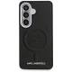 Karl Lagerfeld Embossed Ring Initials MagSafe Case for Samsung Galaxy S26+ - Black