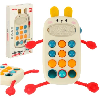 Bibi-inn Sensory Phone Teether Toy for Babies and Toddlers