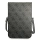 Guess 4G Triangle Smartphone Bag and Wallet GUWBP4TMGR - Black