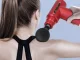 Massage Gun with 4 Attachments, 6 Speeds, Red