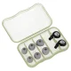 Silicone Noise-Reducing Earplugs with Case, 3 Sizes