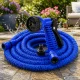 Expandable Garden Hose Set with Spray Gun 15-45m, Blue