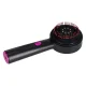 Electric Scalp Massager Brush with Oil Applicator and Red Light, USB, Black