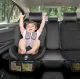 Car Seat Protector Mat with Storage Pocket, Black