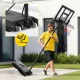 4Fizjo Falcon Shooter Freestanding Basketball Hoop, Adjustable