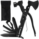 Multifunctional Foldable Tool (Axe, Hammer, Saw, etc.) for Survival Trips Picnics Tourism, 17in1