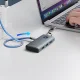 Orico PW11-6P 6-in-1 USB-C Hub (3x USB-A, 1x USB-C, PD, HDMI) - Gray