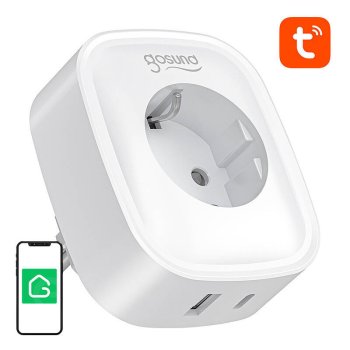 Smart WiFi Plug Gosund SP6 16A with 20W USB-C PD & Energy Monitoring