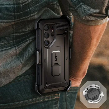 Supcase Unicorn Beetle Pro Case for Samsung Galaxy S25 Ultra Black