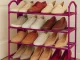 4-Tier Shoe Rack Organizer 27542_R, Pink