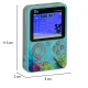 Portable Mini Retro Game Console with 500 Games, Blue