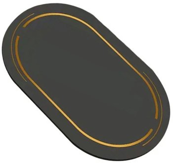 Quick-Dry Bathroom Mat, Black