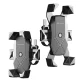 Bike Phone Mount for Handlebar Devia Voyager ES063 for Motorcycle, Black