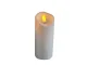 LED Candle with Moving Flame, 12.5x5cm, White