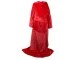 Red Fleece Blanket with Sleeves 140x200 cm