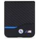 BMW Samsung Galaxy Z Flip 5 Case Leather Carbon, Black