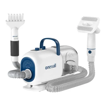Oneisall BM1 Pet Fur Care Vacuum and Dryer Kit, White