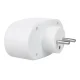 Maclean MCE337 E Socket Splitter, 2 Sockets with Switch, White