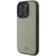 Mercedes iPhone 16 Pro Max Case Textured and Plain Leather MagSafe, Beige