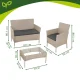 Polyrattan Garden Furniture Set Gardlov 26909, beige