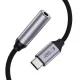 Tech-Protect Ultraboost USB-C to Mini Jack 3.5mm DAC Adapter - Dark Gray