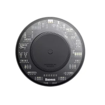 Baseus Simple 2 Wireless Charger Qi Charger for Smartphones and AirPods 15W, Black