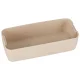 Lunch Box with Compartments and Cutlery, 750 ml, Beige
