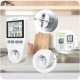 Plug-in Electricity Usage Monitor Power Meter Baldr BD-990, White
