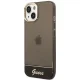 Guess Translucent Case for iPhone 14 Plus 6.7\" Black
