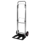 Folding aluminium hand truck with telescopic handle, 90 kg