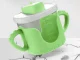 Baby Sippy Cup with Silicone Handles and Straw, 300ml, Green
