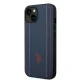 Apple iPhone 14 Plus 6.7\'\' US Polo Leather Stitch Case Cover (USHCP14MPFAV), Navy