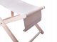 Wooden Beach Lounger Garden Folding Chair, Beige