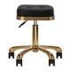 Cosmetic Stool M-1645 Black and Gold