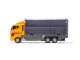 Transporter Truck with Launcher and 6 Metal Construction Vehicles