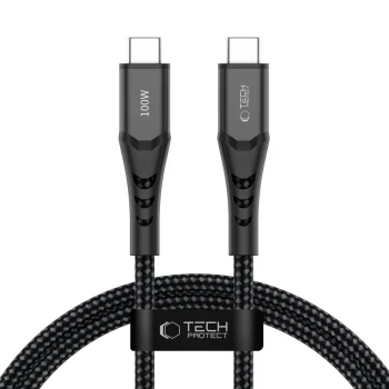 Tech-Protect Ultraboost UB11T USB-C to USB-C Cable 100W 100cm - Black