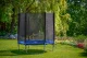 FUNFIT Garden Trampoline with Safety Net and Ladder, 183 cm