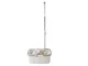 360° Spin Mop and Bucket Set with 2 Microfiber Pads, Ecru