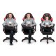 Sofotel Draknor II Ergonomic Gaming Chair with Footrest, Black-Red