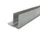 Aluminum End Profile ALU-F for 10mm Polycarbonate Sheets 2.1m