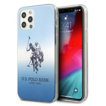 Apple iPhone 12 / 12 Pro 6.1'' US Polo Gradient Collection Case Cover (USHCP12MPCDGBL)